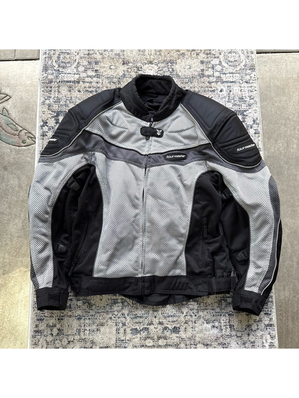 Tourmaster intake air series 2 jacket - padded - silver - Large-